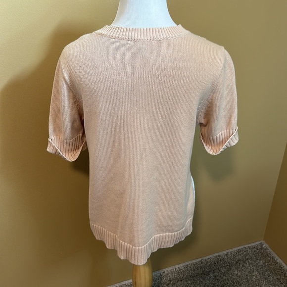 J. Crew Eyelet Overlay Sweater - Picture 2 of 4